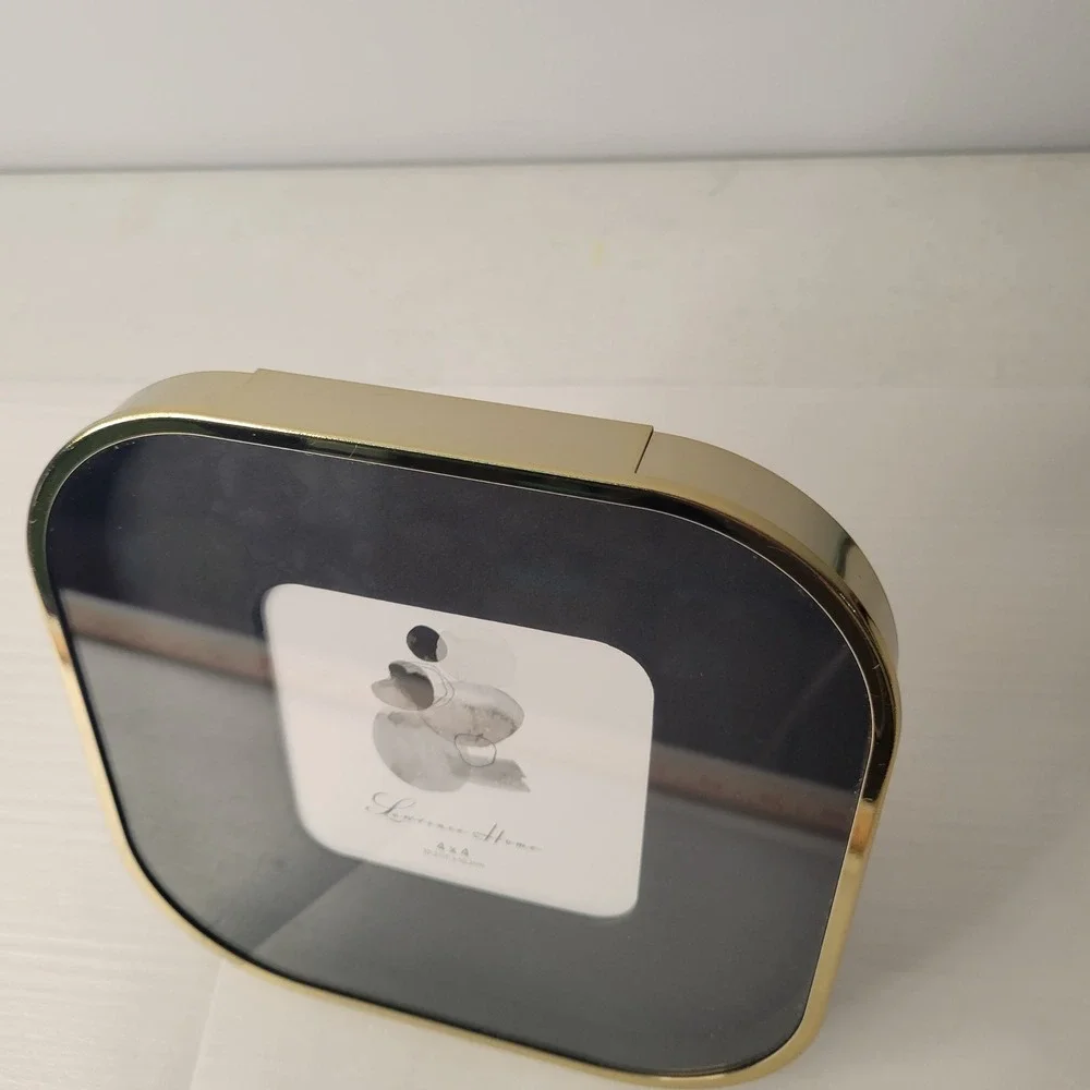 Lawrence Home Picture Frame 4x4 Gold Square Rounded Metal Nordstrom 8844